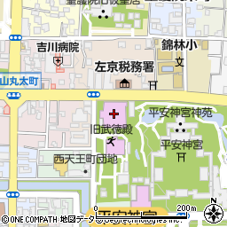 京都市　武道センター周辺の地図