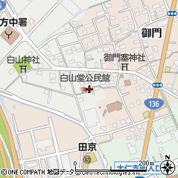 静岡県伊豆の国市白山堂401-1周辺の地図