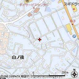 愛知県大府市横根町狐山193周辺の地図