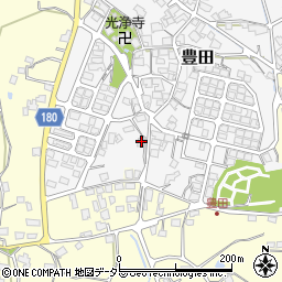 滋賀県蒲生郡日野町豊田224周辺の地図