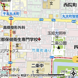 京都府京都市上京区主税町1107周辺の地図