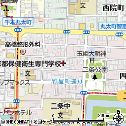 京都府京都市上京区主税町1107周辺の地図