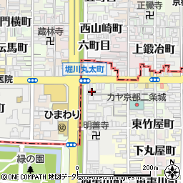 京都府京都市中京区七町目1周辺の地図