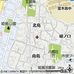 愛知県東海市富木島町北島98周辺の地図