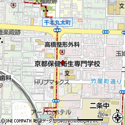 京都府京都市上京区主税町1188-2周辺の地図