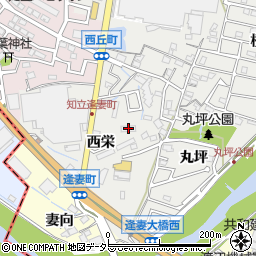 愛知県知立市逢妻町西栄6-1周辺の地図