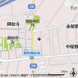愛知県豊田市幸町隣松寺244周辺の地図