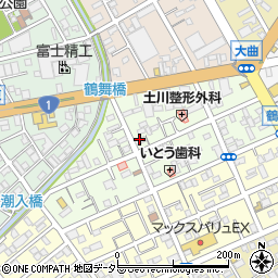 京橋食品株式会社　静岡支店周辺の地図