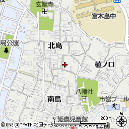 愛知県東海市富木島町北島109周辺の地図