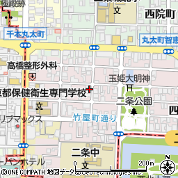 京都府京都市上京区主税町1108周辺の地図