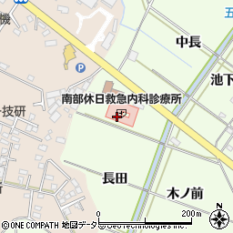 豊田市立南部休日救急内科診療所周辺の地図