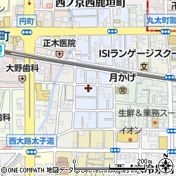 京都府京都市中京区西ノ京平町41周辺の地図