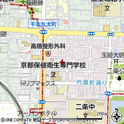 京都府京都市上京区主税町1179周辺の地図