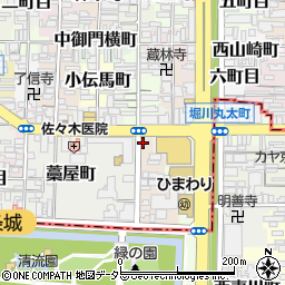 デュープル京都周辺の地図