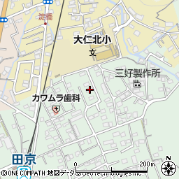 静岡県伊豆の国市田京707-27周辺の地図
