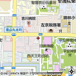 京都府京都市左京区聖護院円頓美町周辺の地図