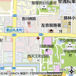 京都府京都市左京区聖護院円頓美町周辺の地図