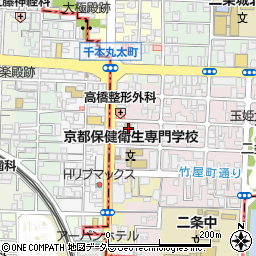 京都府京都市上京区主税町1185周辺の地図