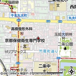 京都府京都市上京区主税町1088-2周辺の地図