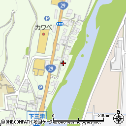 兵庫県宍粟市山崎町三津275周辺の地図