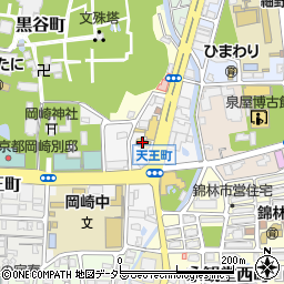 烏丸天王町サービスステーション周辺の地図
