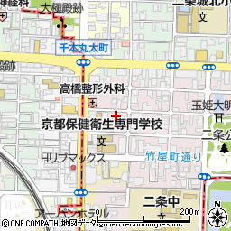 京都府京都市上京区主税町1180周辺の地図