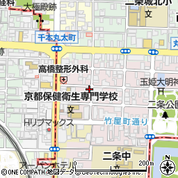 京都府京都市上京区主税町1178周辺の地図