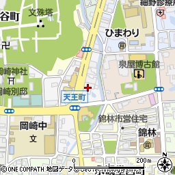 生長の家京都教化部会館周辺の地図