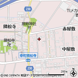 愛知県豊田市幸町隣松寺250周辺の地図