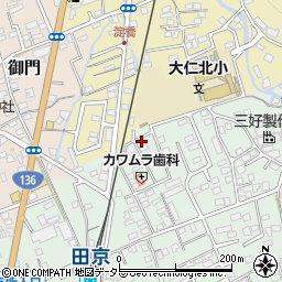 静岡県伊豆の国市田京699-11周辺の地図