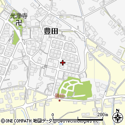滋賀県蒲生郡日野町豊田6周辺の地図