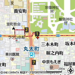 京都府京都市中京区光り堂町周辺の地図