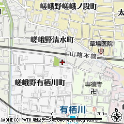 井筒八ツ橋本舗研修所周辺の地図