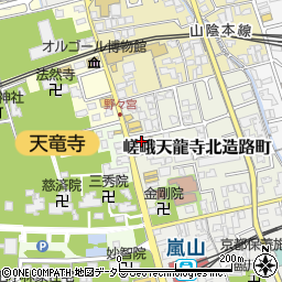 嵯峨とうふ 稲 嵐山 北店周辺の地図