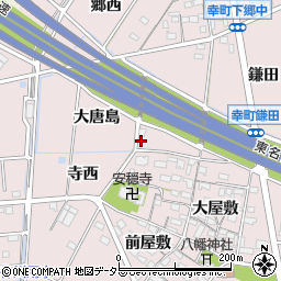 愛知県豊田市幸町大唐島周辺の地図