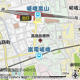 高島診療所周辺の地図