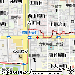 京都府京都市中京区丸太町周辺の地図
