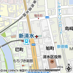 カラオケＢａｎＢａｎ　新清水駅前店周辺の地図