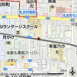 京都府京都市中京区西ノ京左馬寮町周辺の地図