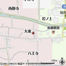 京都府亀岡市稗田野町佐伯大東23-2周辺の地図