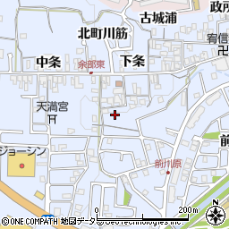 京都府亀岡市余部町下条14周辺の地図