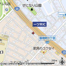 愛知県刈谷市築地町3丁目5周辺の地図