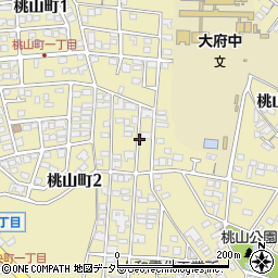 愛知県大府市桃山町周辺の地図