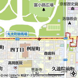 京都府京都市中京区昆布屋町周辺の地図