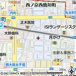 京都府京都市中京区西ノ京平町7周辺の地図