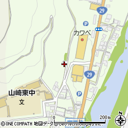兵庫県宍粟市山崎町三津624周辺の地図