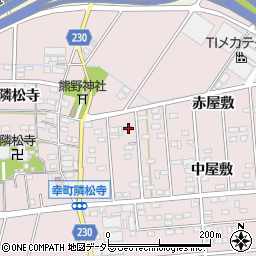 愛知県豊田市幸町隣松寺262周辺の地図
