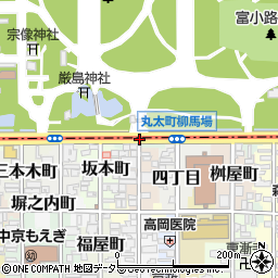 京都府京都市中京区鍵屋町周辺の地図