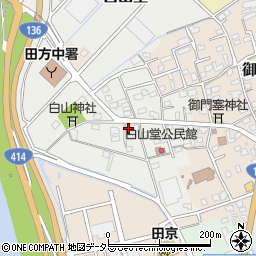 静岡県伊豆の国市白山堂392周辺の地図
