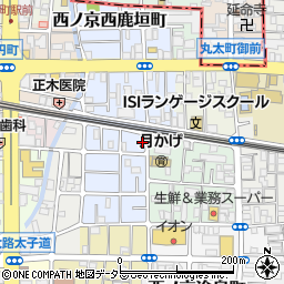 京都府京都市中京区西ノ京平町32周辺の地図